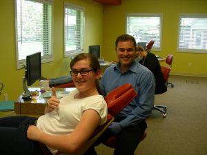 best orthodontist in columbus dr jeffery shirck and happy patient